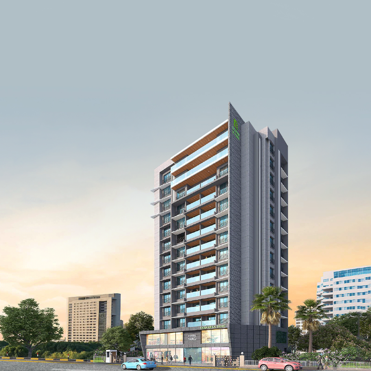 Thapar Le Parc mobile banner