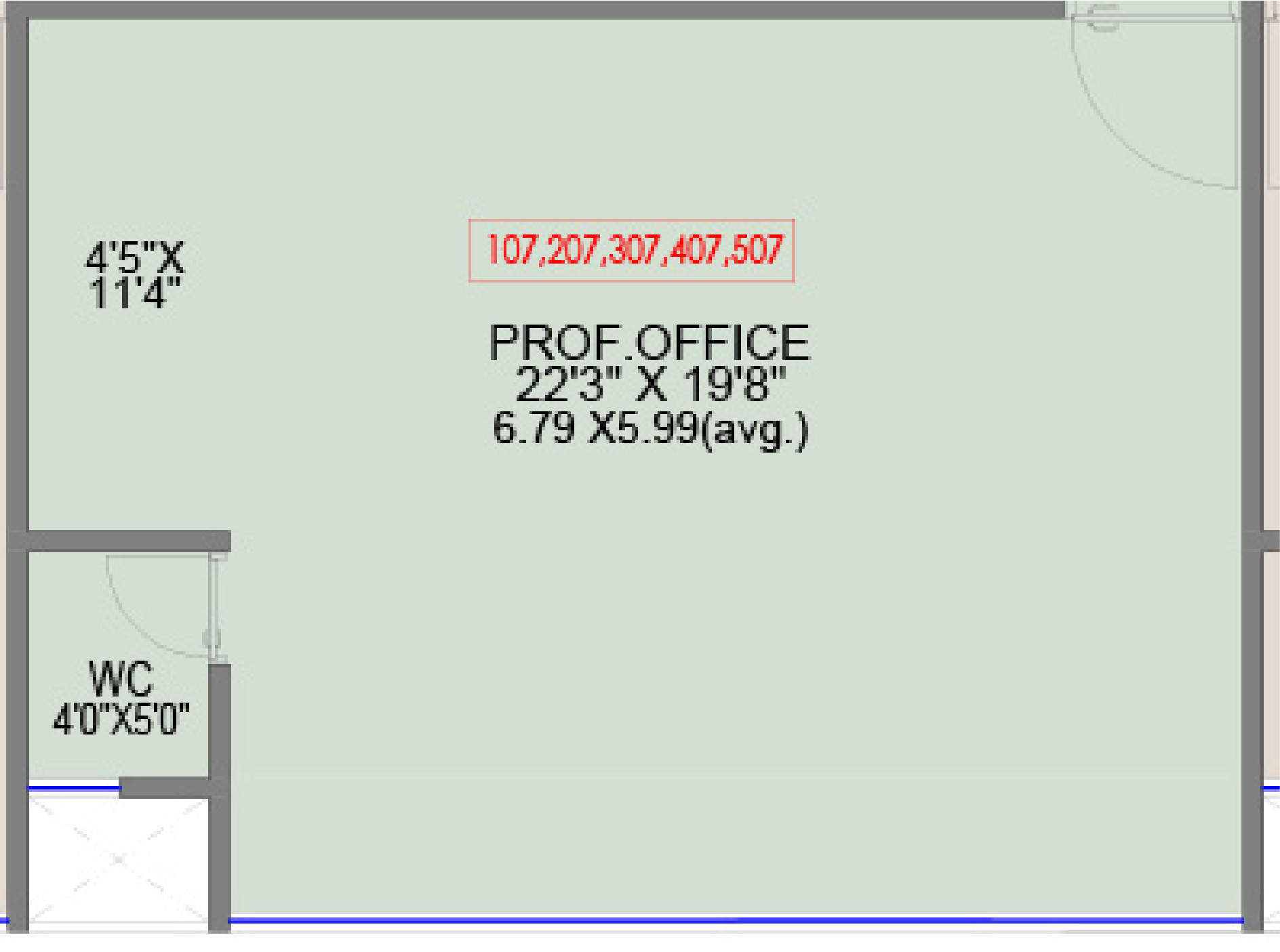 Office floor plan