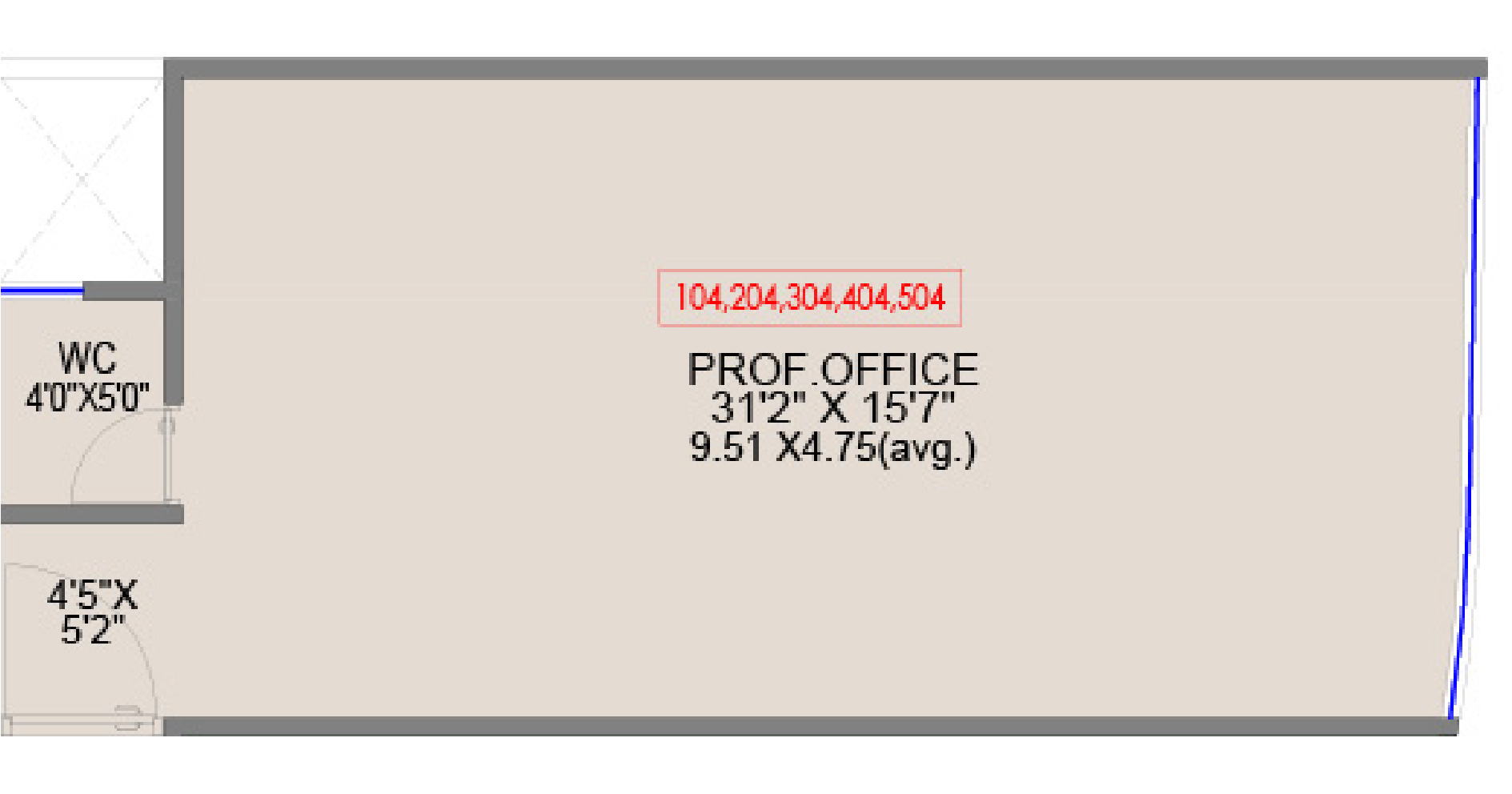 Office floor plan