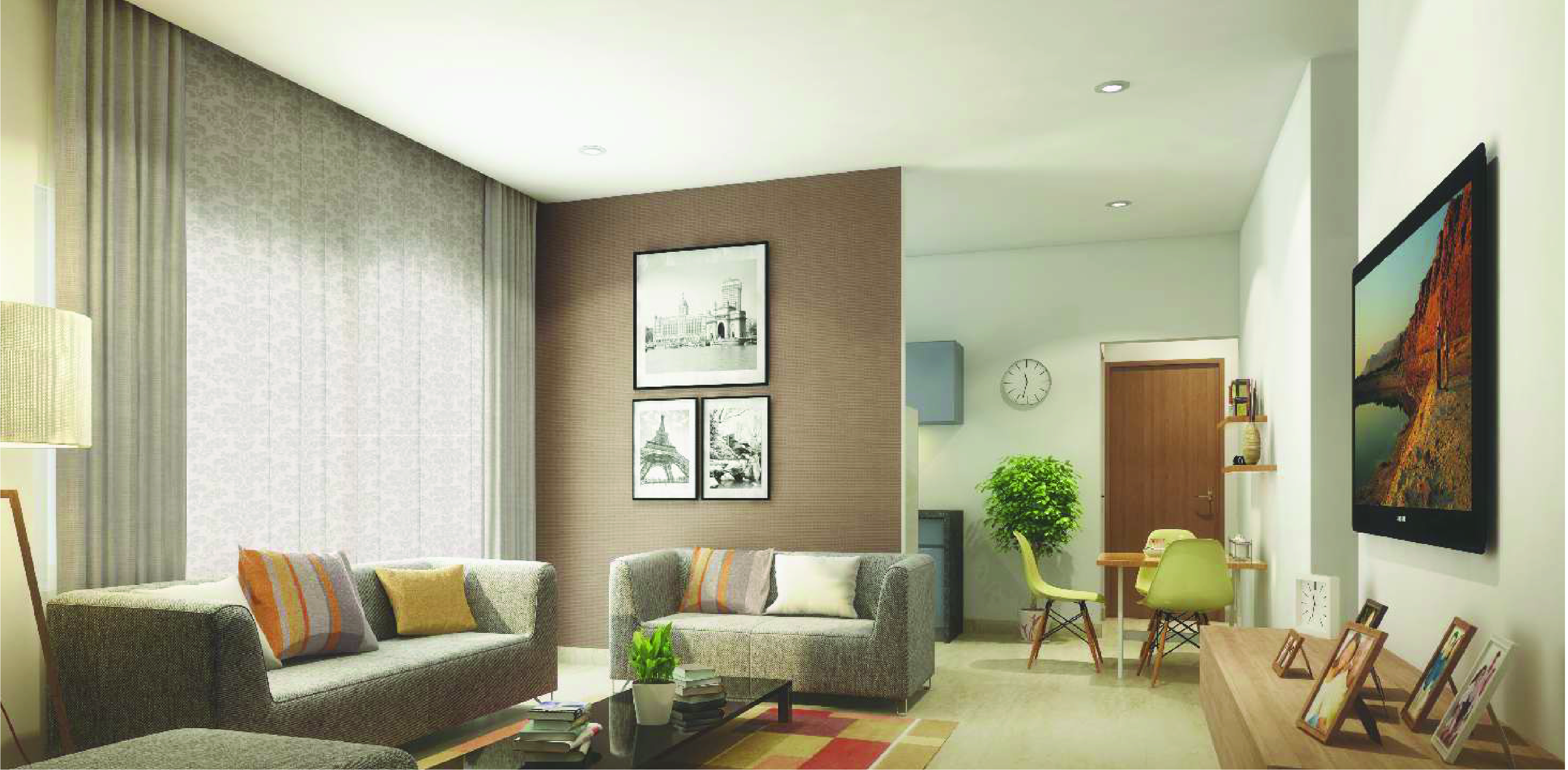 1BHK floor plan