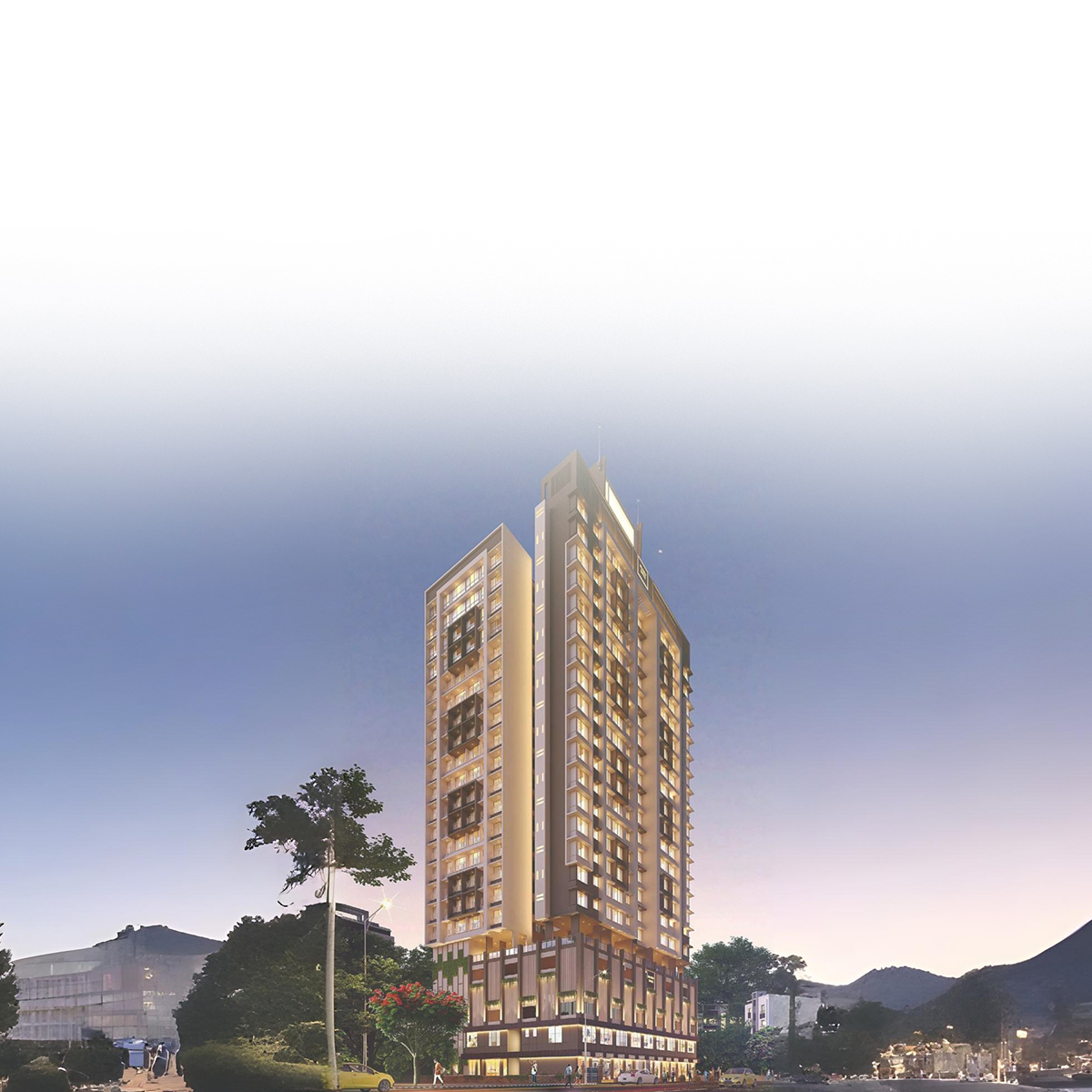 Dhanraj Tower mobile banner