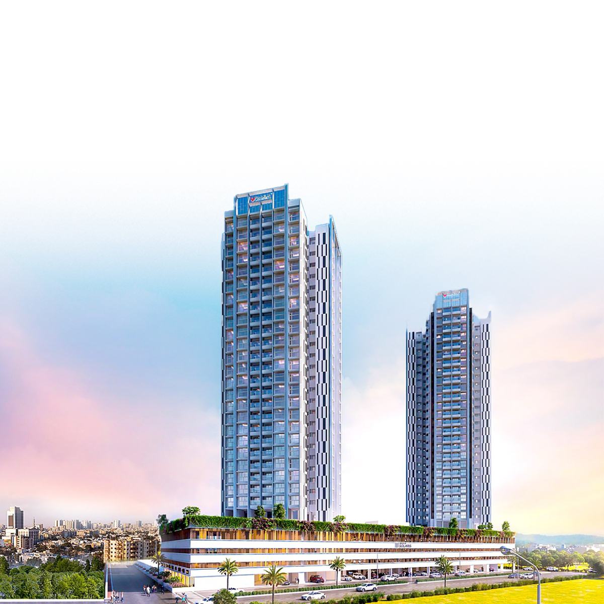 Raheja Solaris mobile banner