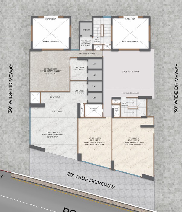 Office Space floor plan