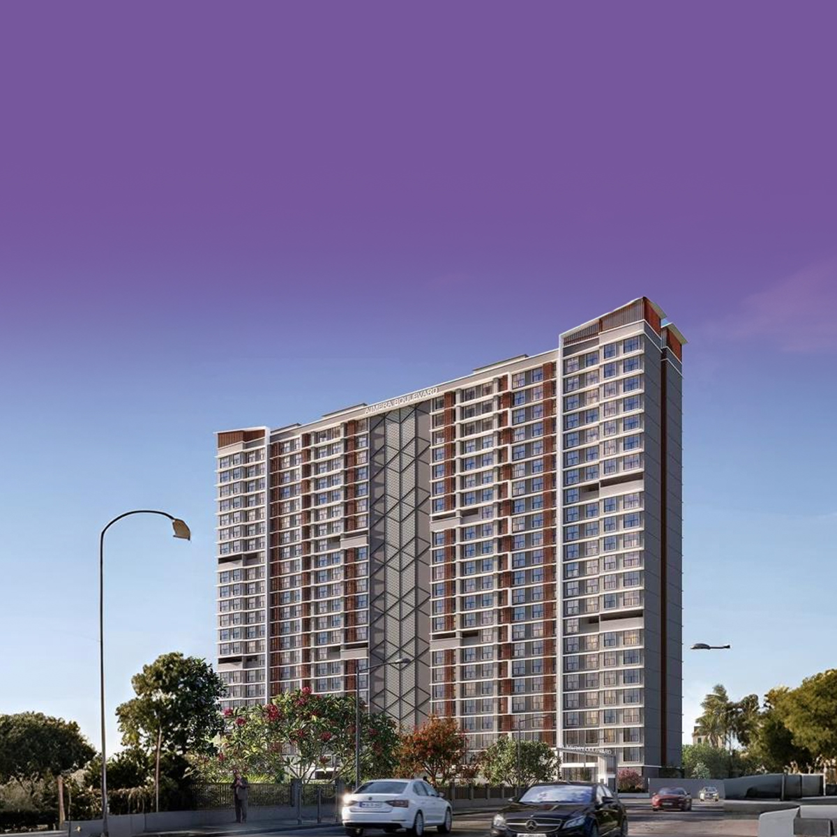Ajmera Boulevard mobile banner