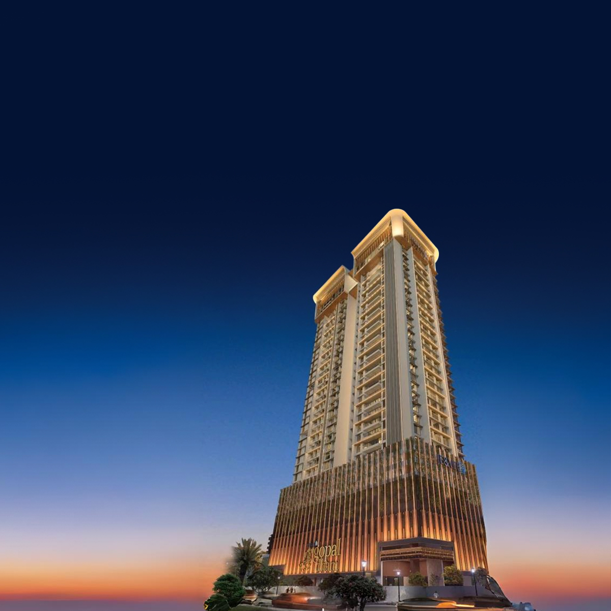 Shree Gopaldham mobile banner