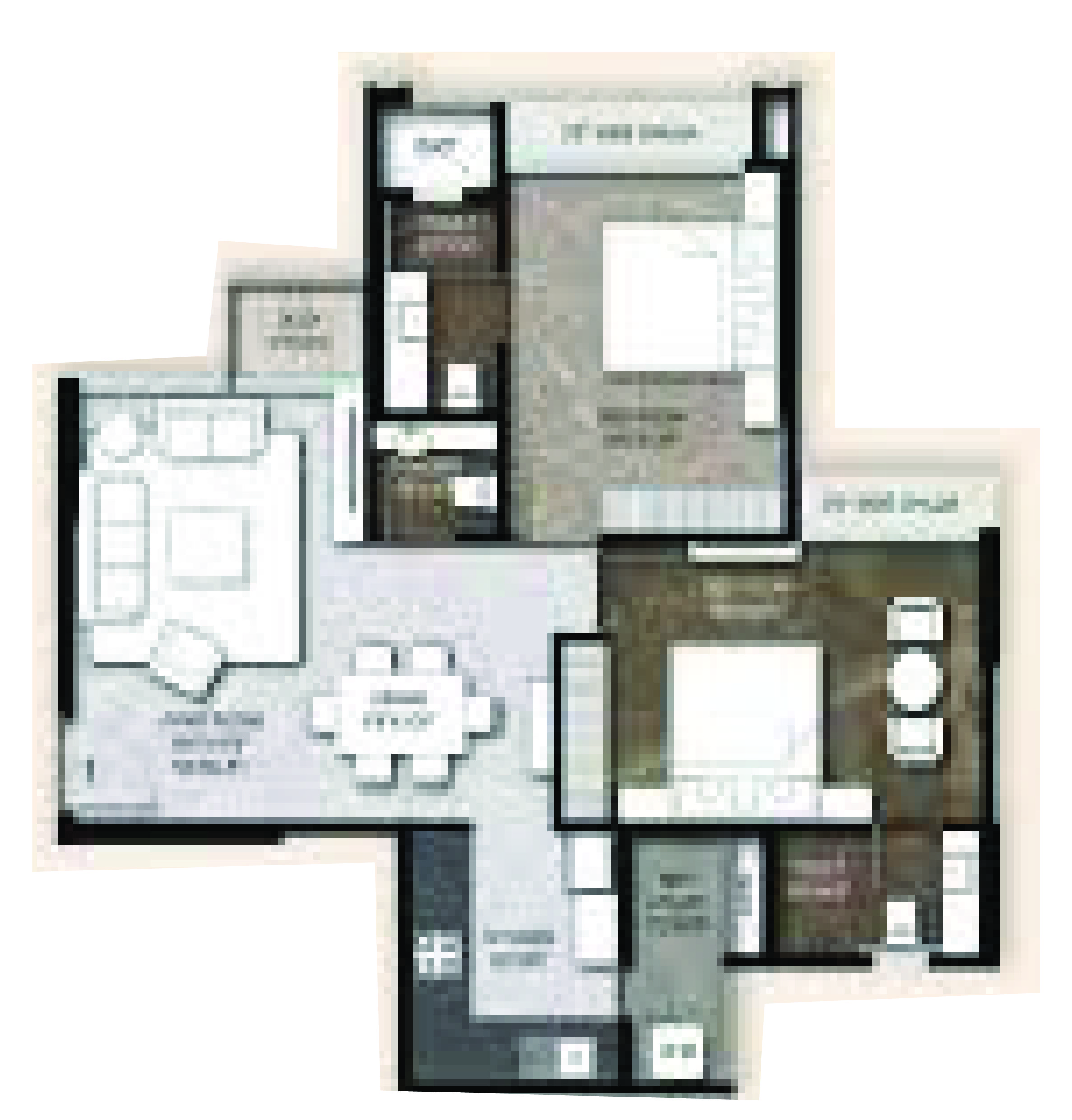 2 BHK floor plan
