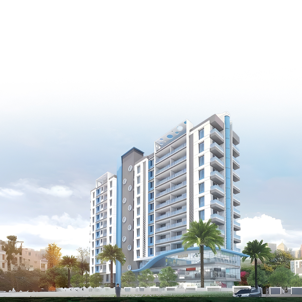 Vimal Twin Tower mobile banner
