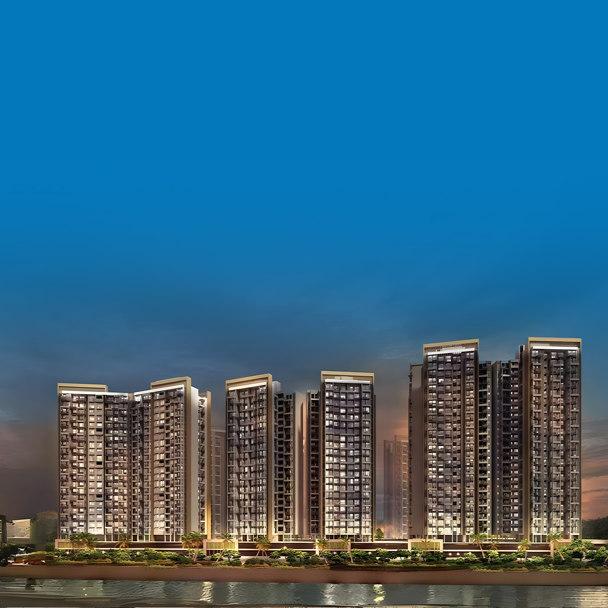 Purva Silversands mobile banner