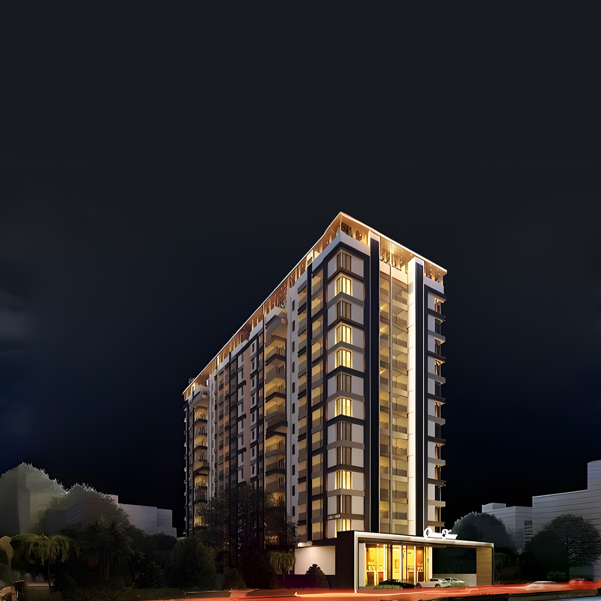 Queens Tower mobile banner