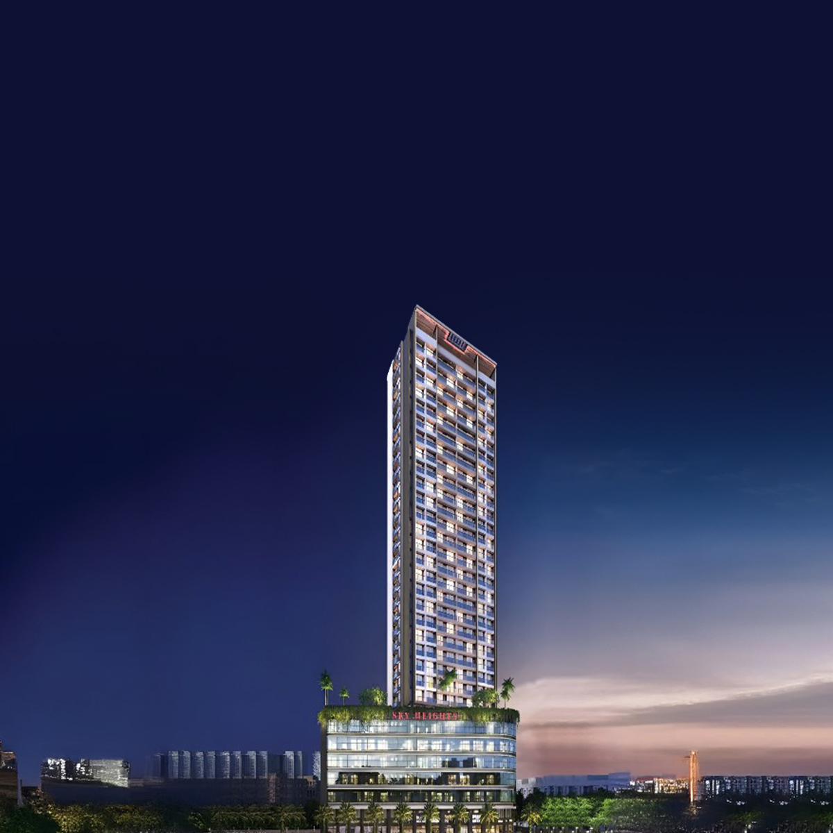 Sky Heights mobile banner