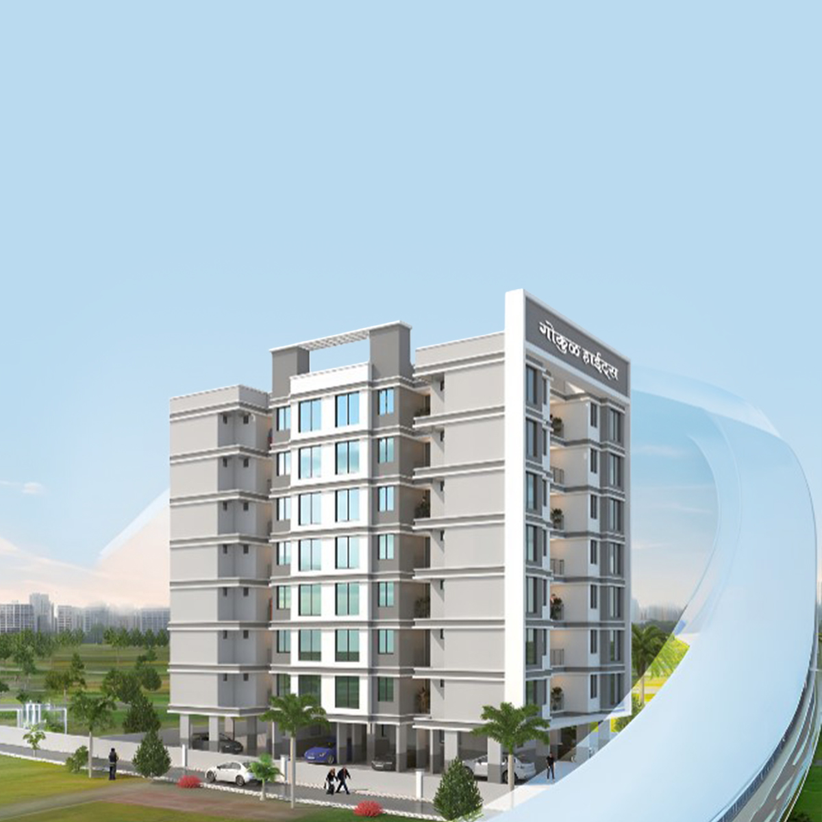 Gokul Heights mobile banner