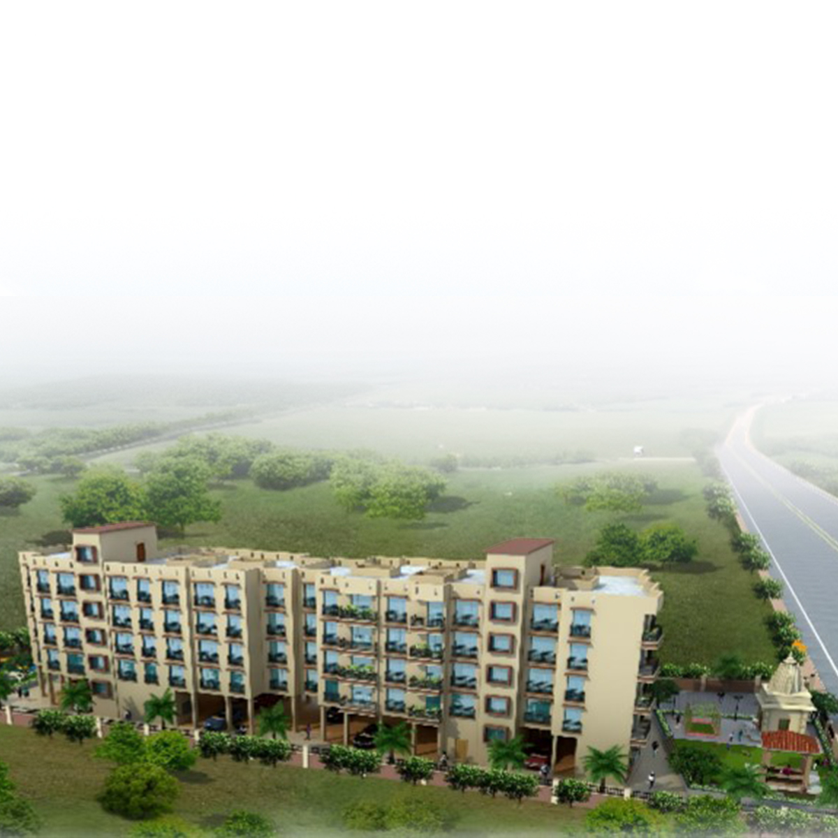Vrindavan Riverside mobile banner