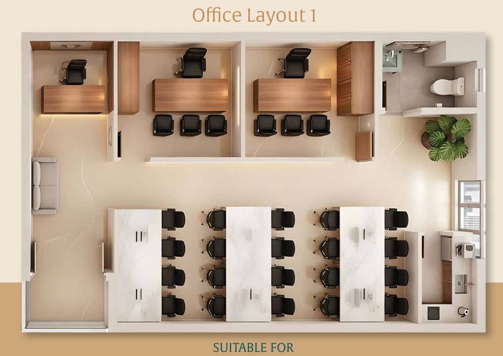 Office Space floor plan