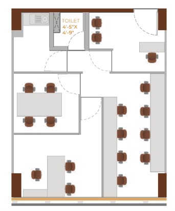 Office Space floor plan