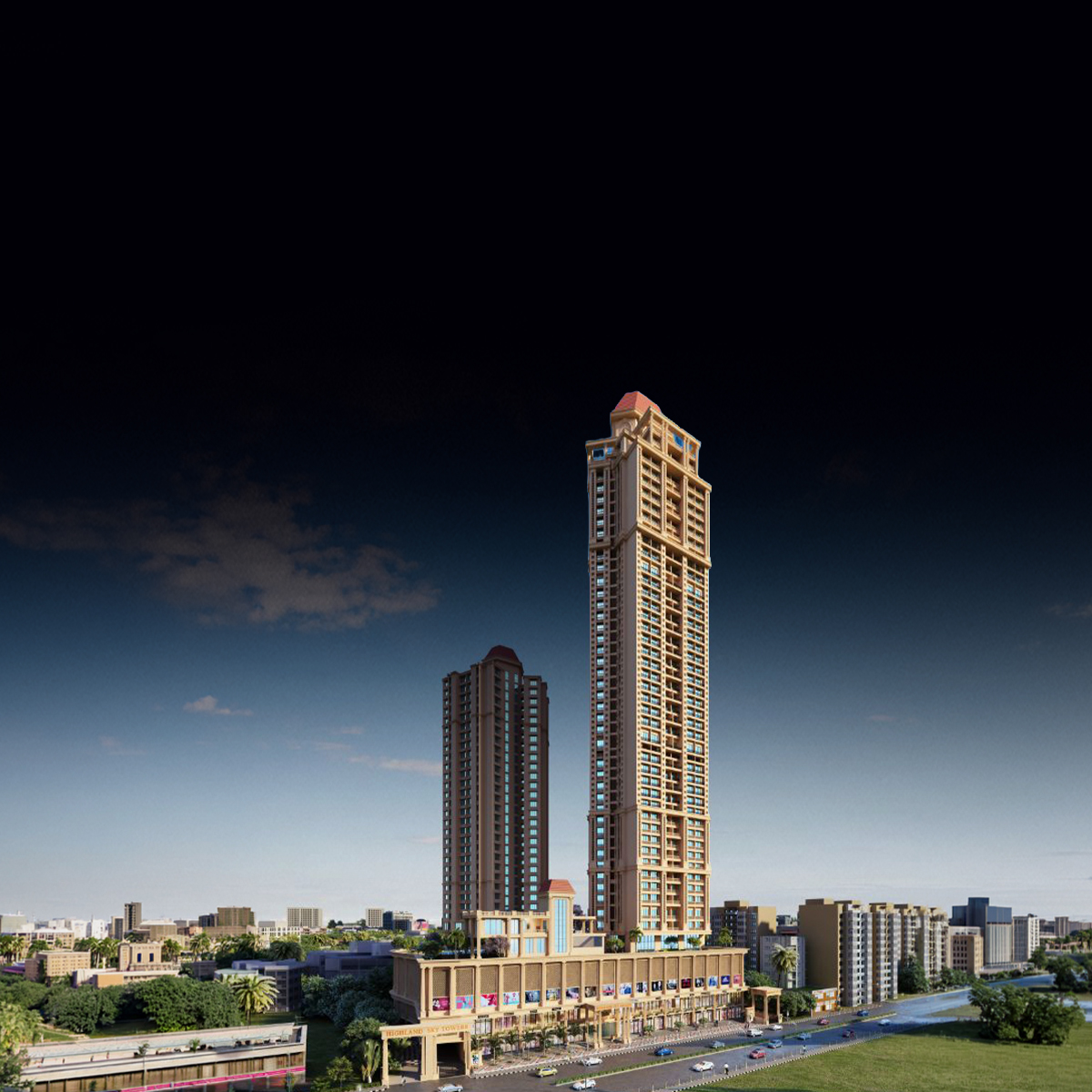 Highland Sky Towers mobile banner