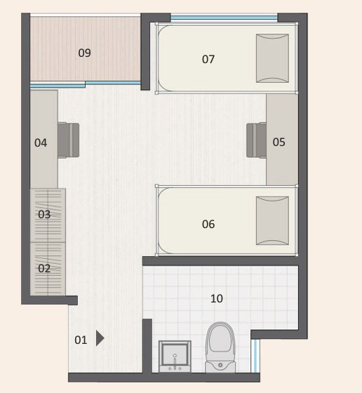 Studio floor plan
