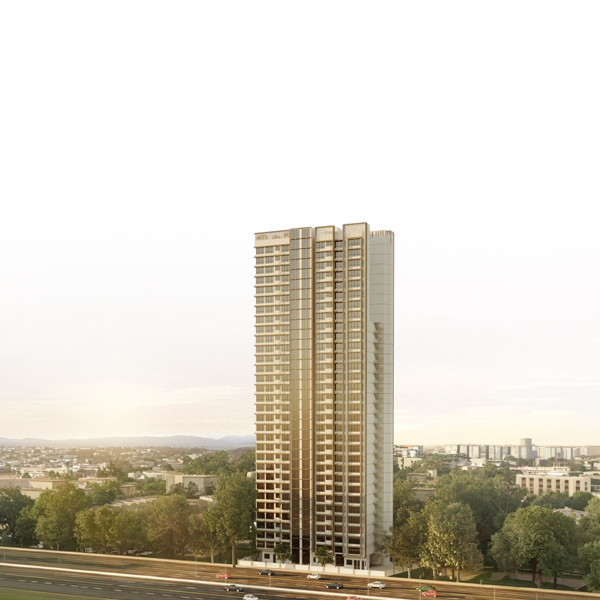 Om Dhanlaxmi heights mobile banner