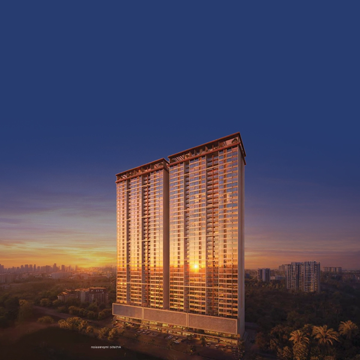 Prism Tower mobile banner