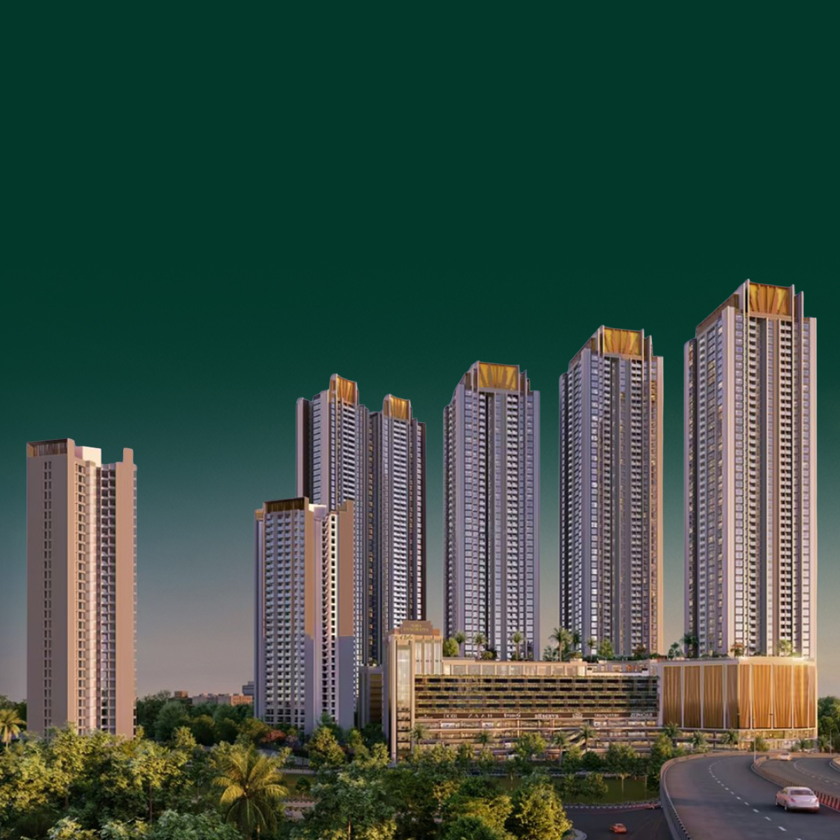 Purva Panorama mobile banner