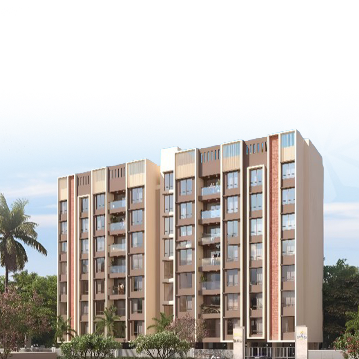 Siddhi's Sapphire Homes mobile banner