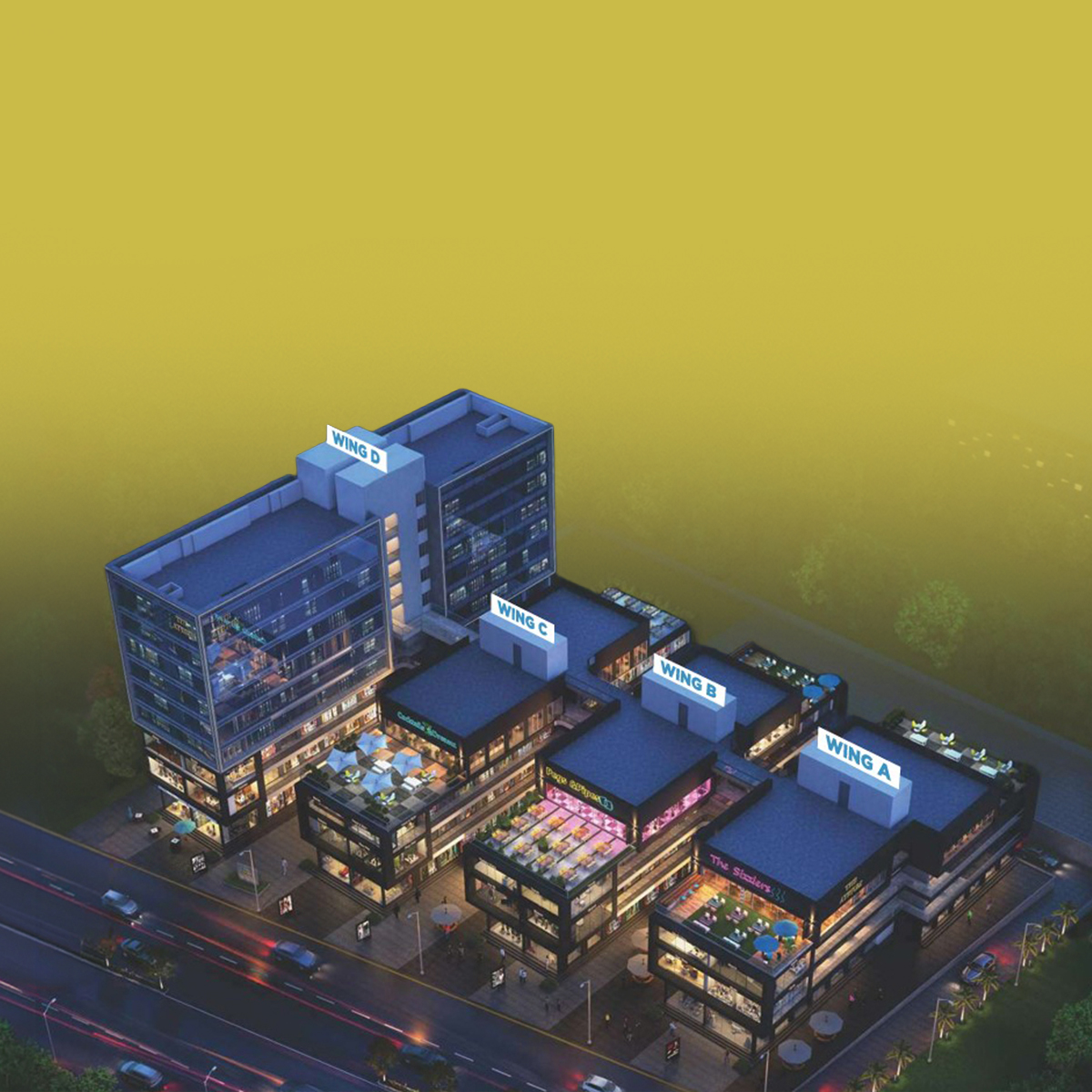 The Atrium mobile banner