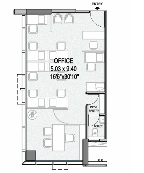 Office Space floor plan