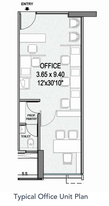 Office Space floor plan