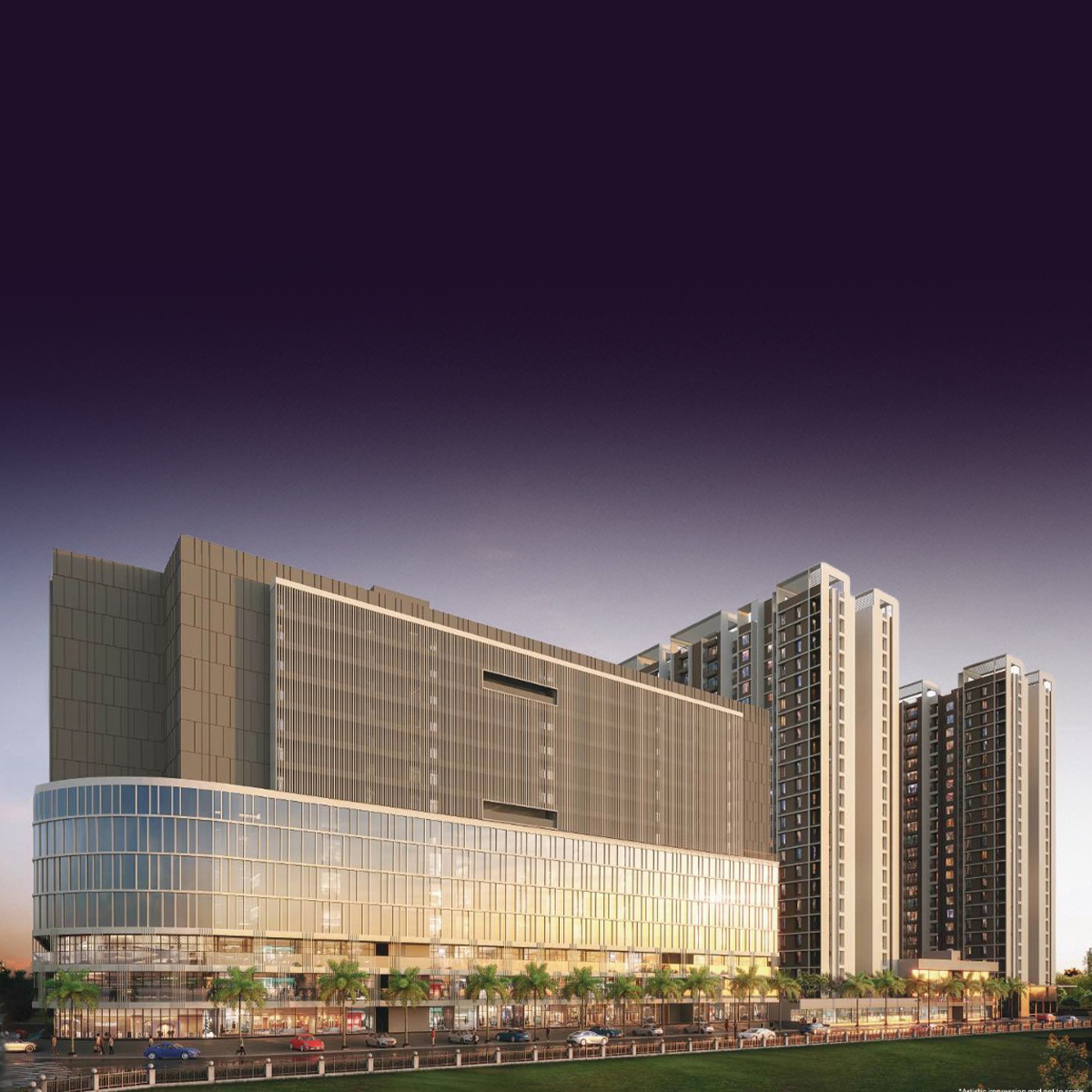 Topaz Towers mobile banner