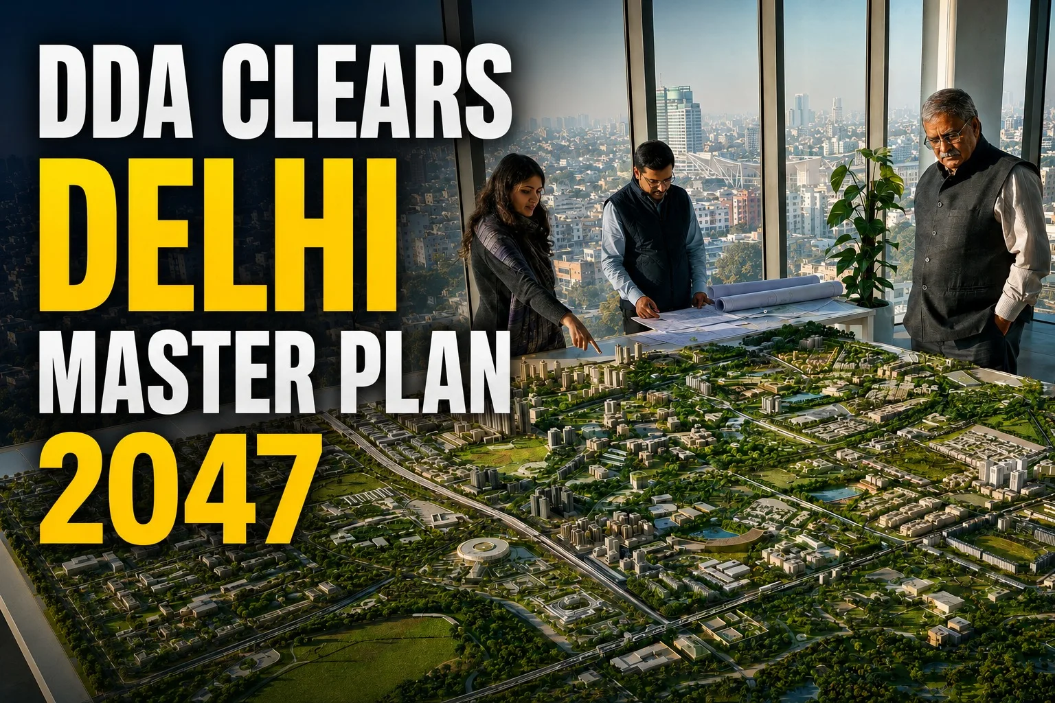 Delhi Master Plan 2047: Dda Redevelopment & Housing Blueprint