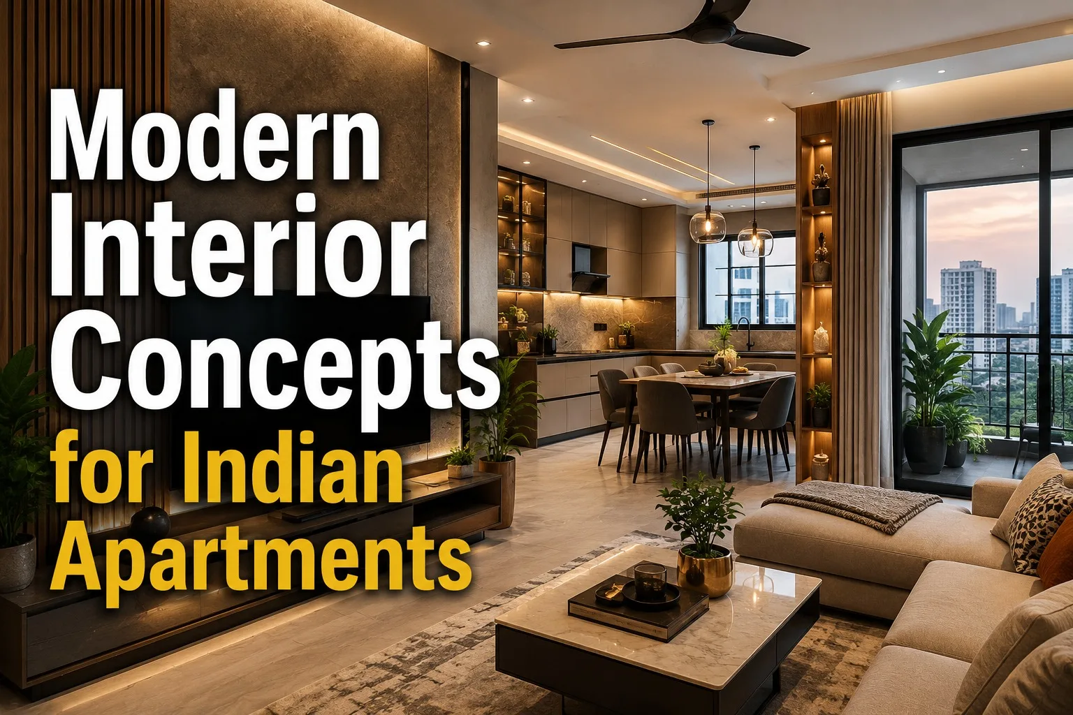 Modern Indian Apartment Interior Design Trends 2026
