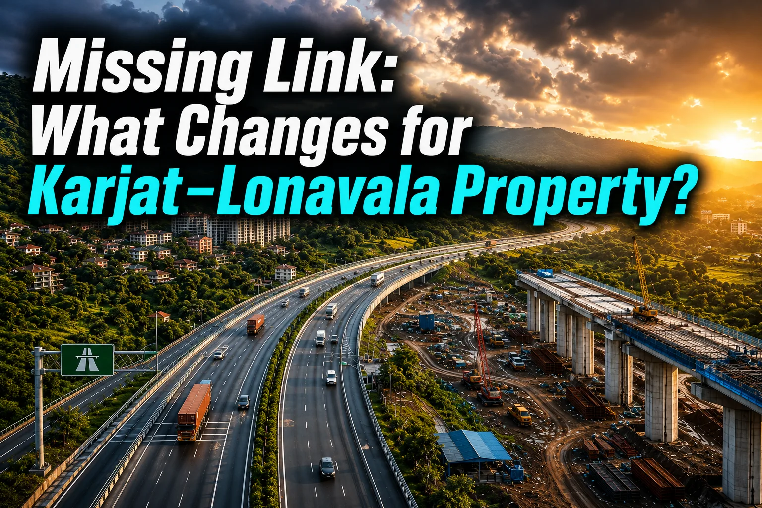 Mumbai-Pune Expressway Missing Link: Karjat & Lonavala Property Impact