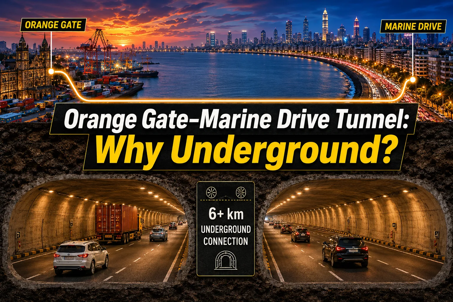 Orange Gate–Marine Drive Tunnel: Mumbai'S Underground Shortcut
