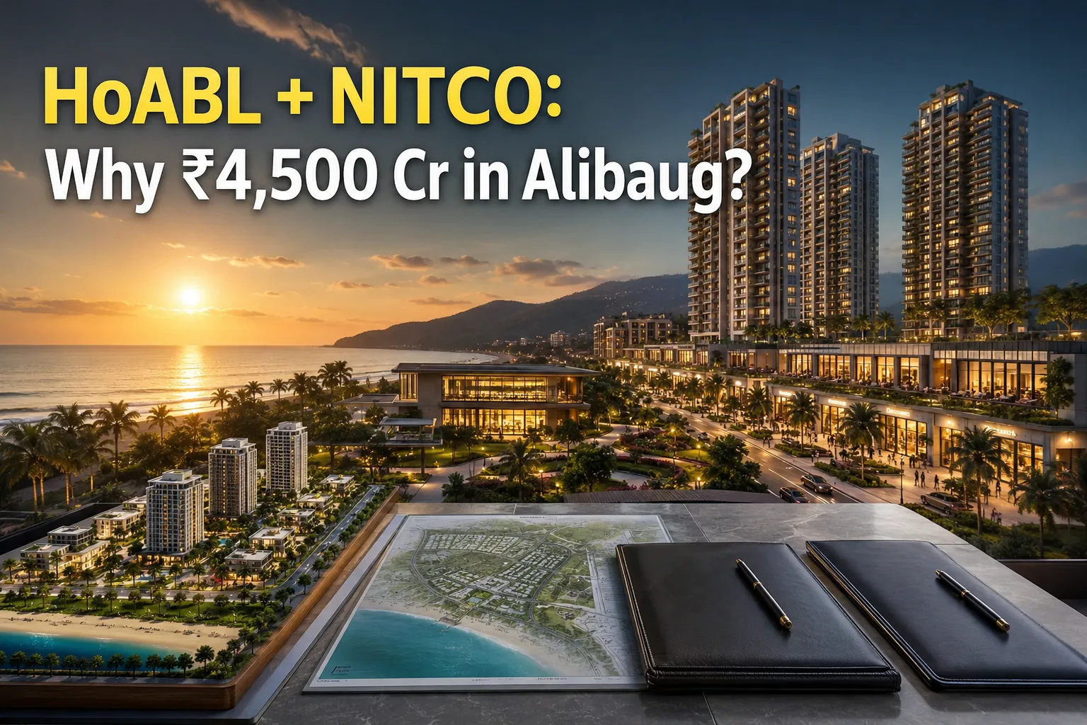 HoABL & Nitco Partner For Luxury Alibaug Development | Real Estate