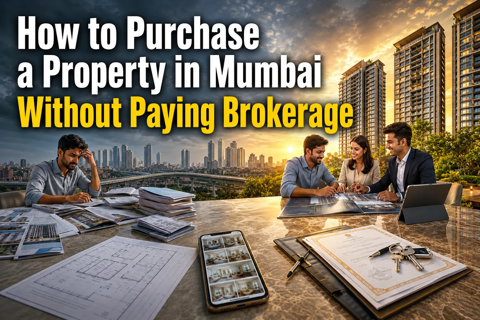 Buy Property In Mumbai Without Brokerage Fees | Zero Brokerage