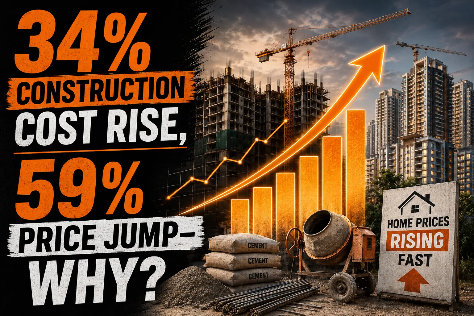Housing Prices Vs. Construction Costs In India: Anarock Report