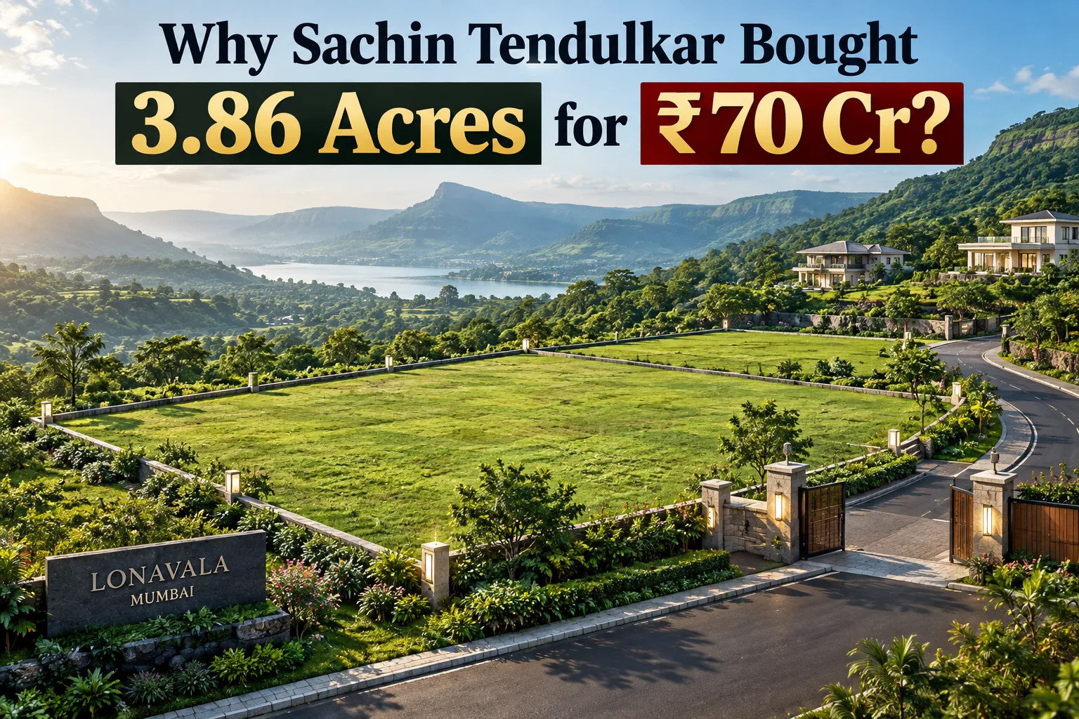 Sachin Tendulkar'S ₹70 Cr Lonavala Land Deal & Market Impact