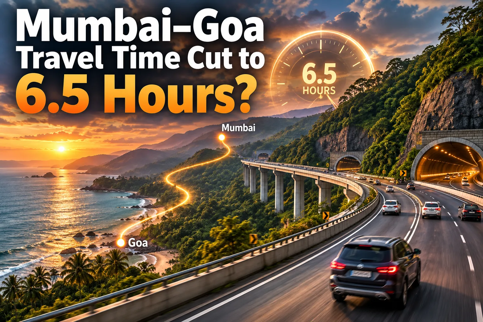 Mumbai To Goa: 6.5-Hour Drive Becoming Reality?