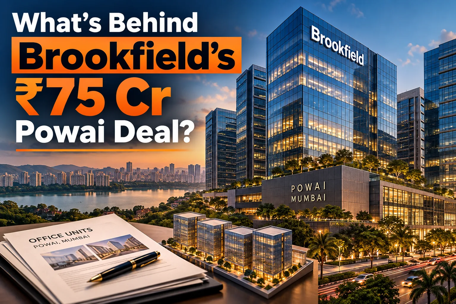 Brookfield India Reit Boosts Powai Stake By ₹75 Cr