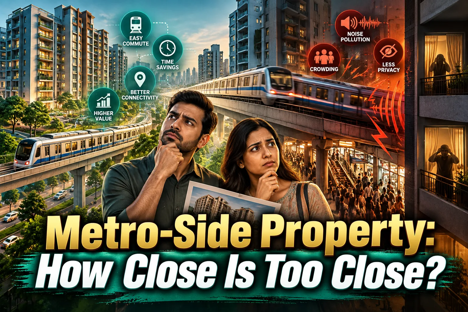 Buying Property Near Metro: How Close Is Too Close?