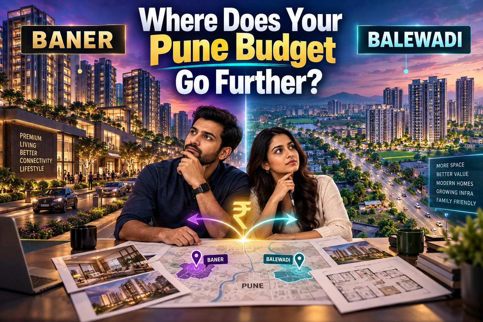 Baner Vs Balewadi 2026: Home Budget Comparison & Living Guide