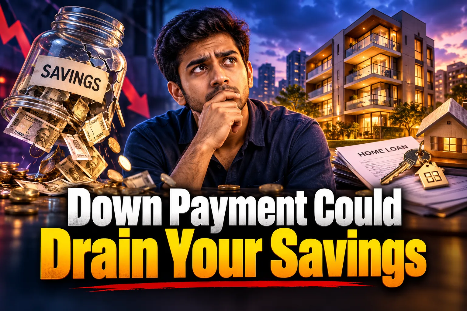 Home Down Payment: Save Or Spend All Your Savings?