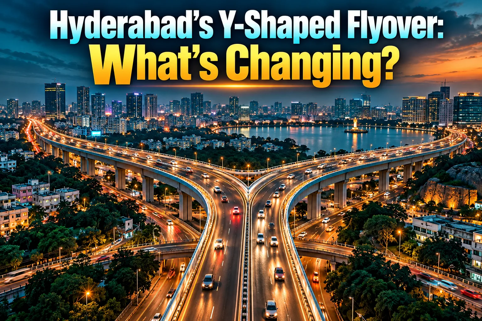 Hyderabad'S Y-Shaped Flyover: Solving Traffic Congestion