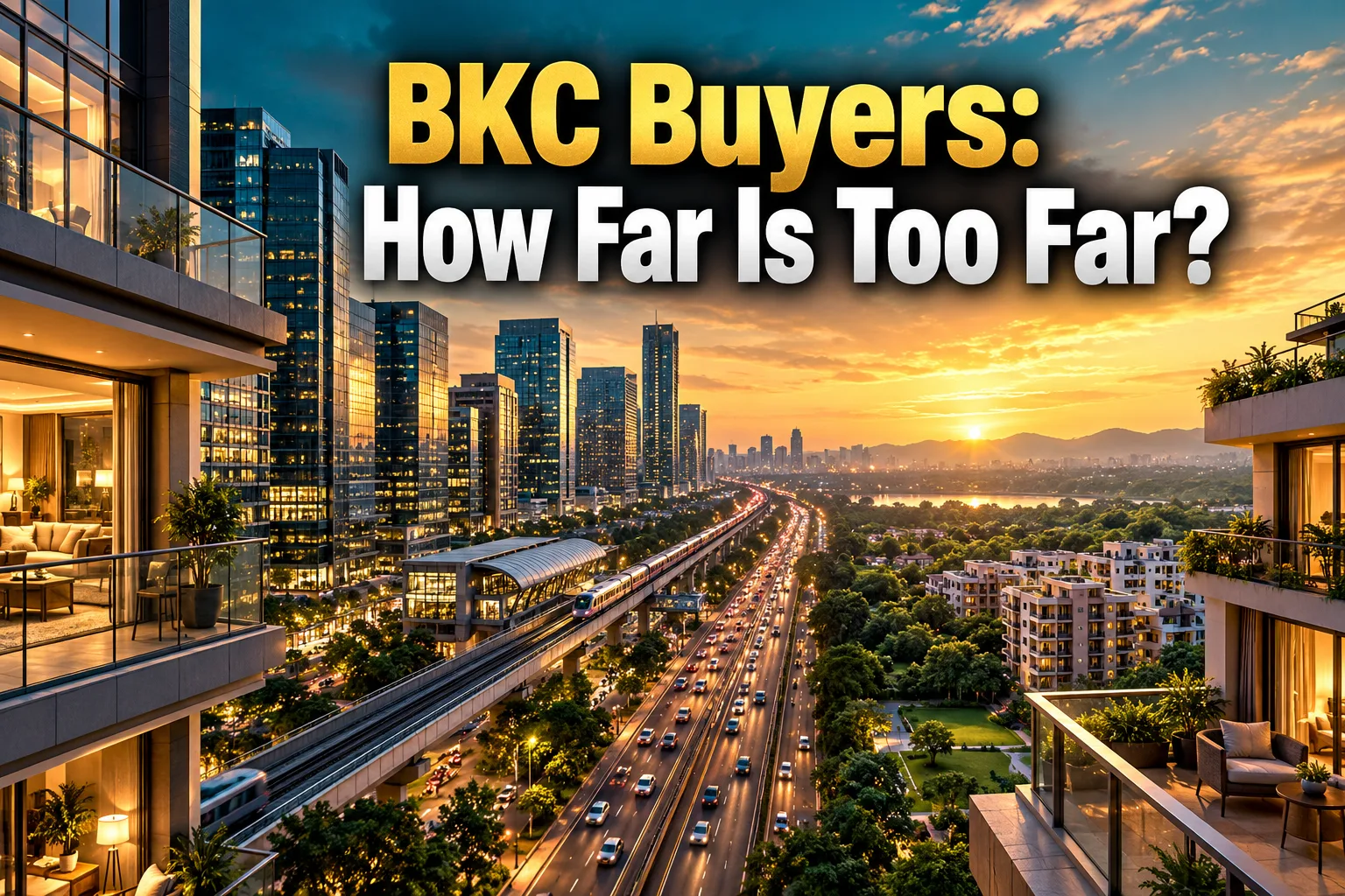 Buying Near Bkc: Location Vs. Space For Your Budget