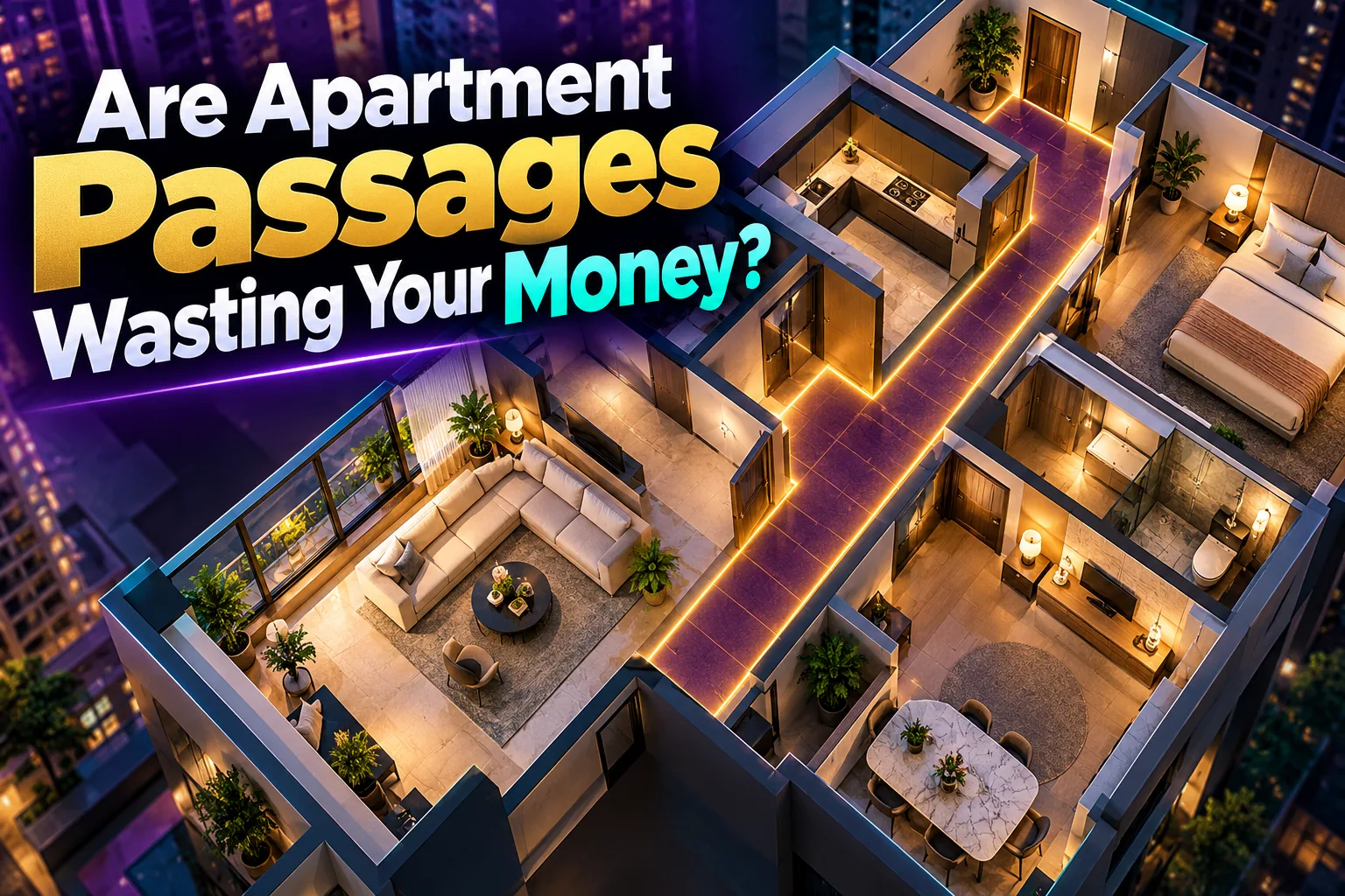 Apartment Passage Space: Uncover Wasted Carpet Area