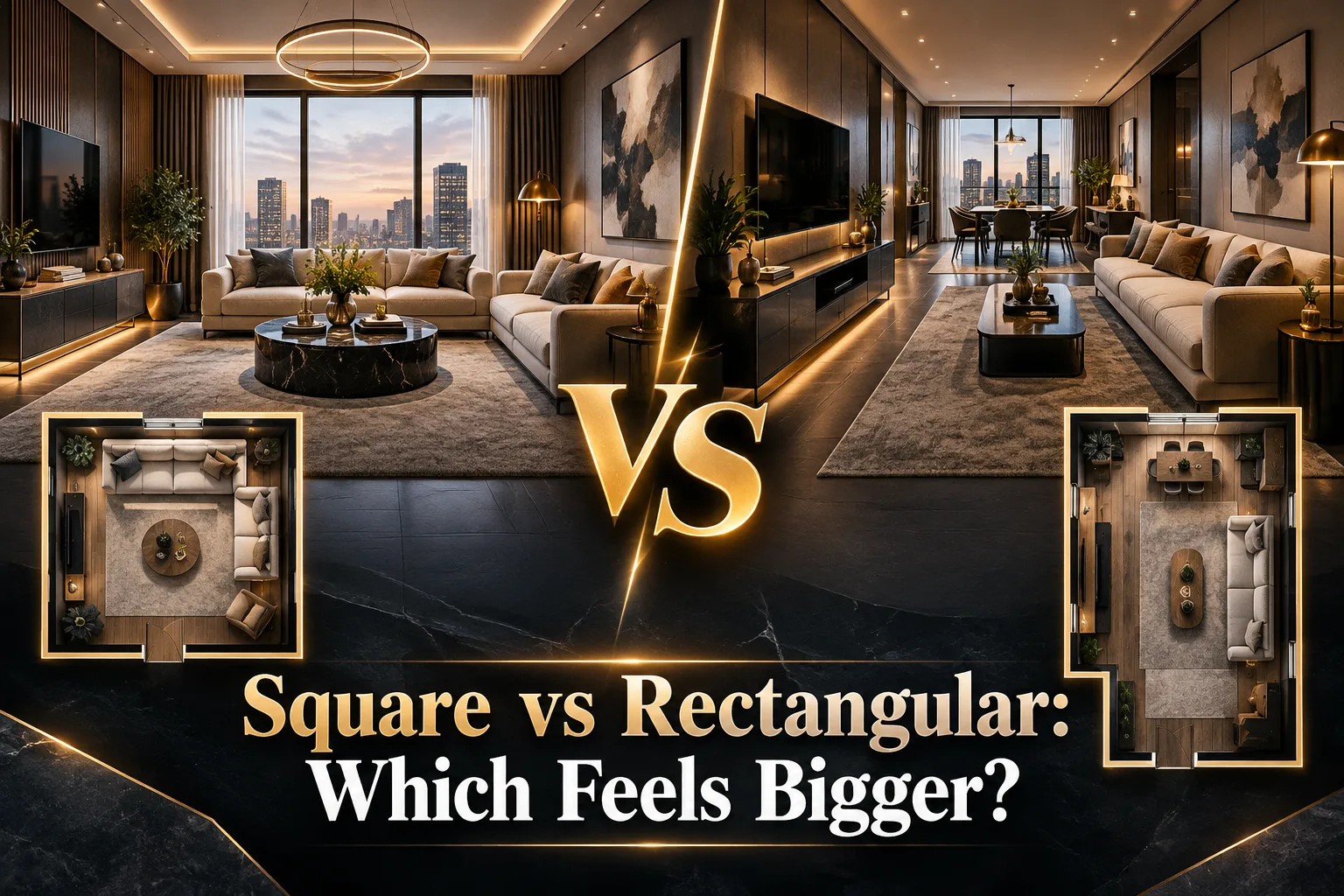 Square Vs. Rectangular Rooms: Maximizing Apartment Space