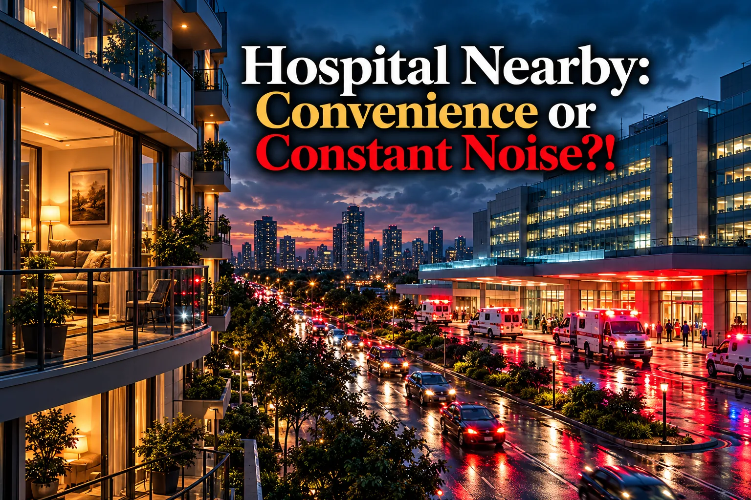 Home Near Hospital: Comfort Or Concern For Homebuyers?