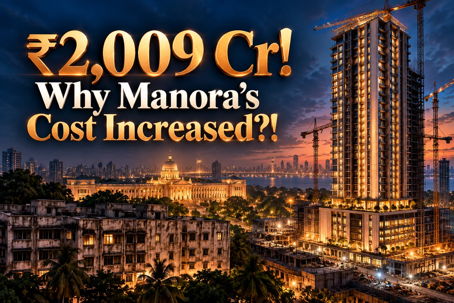 Manora Mla Hostel Rebuild: A ₹2,009 Cr Cost Overrun Case Study