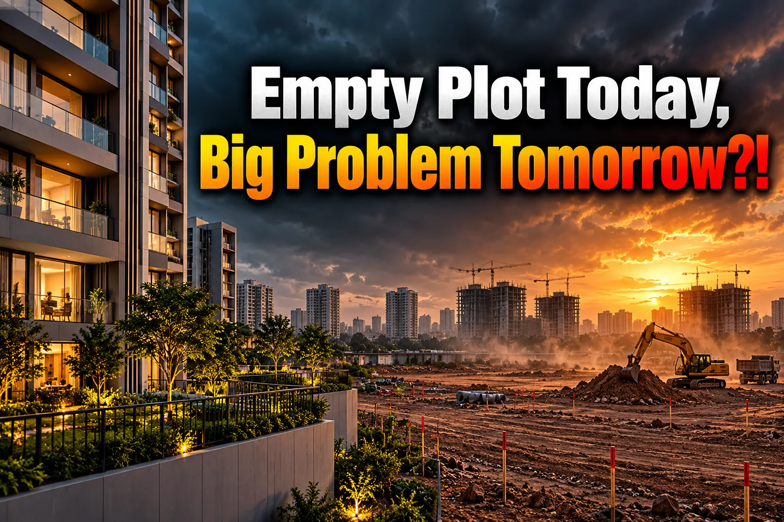 Buying Flat Near Empty Plot: Future Risks & Checks